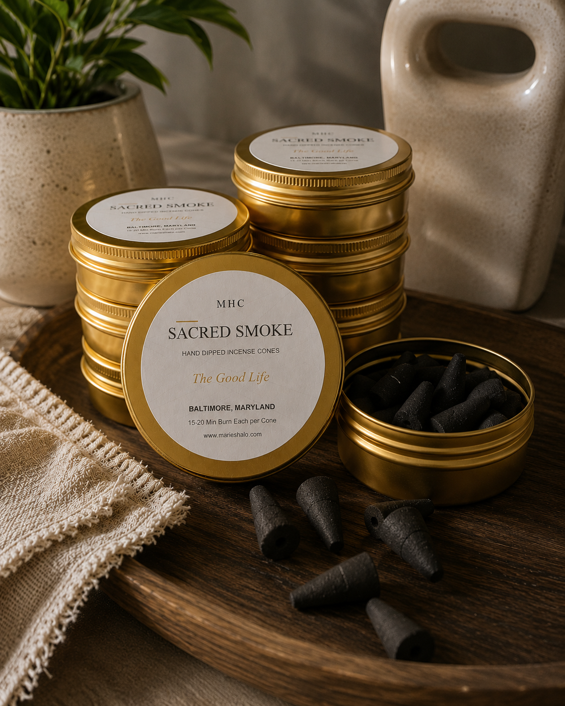 The Good Life " scented cones"